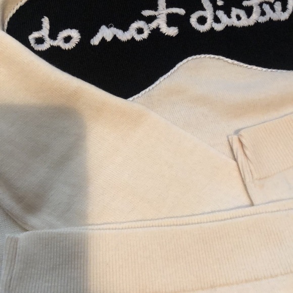 Alice + Olivia Cream Sweater with Graphic Design - Picture 6 of 12